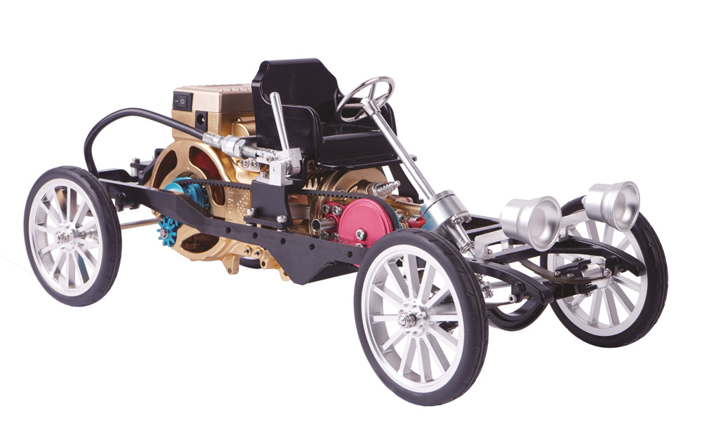 Model kit Oldtimer with single cylinder engine