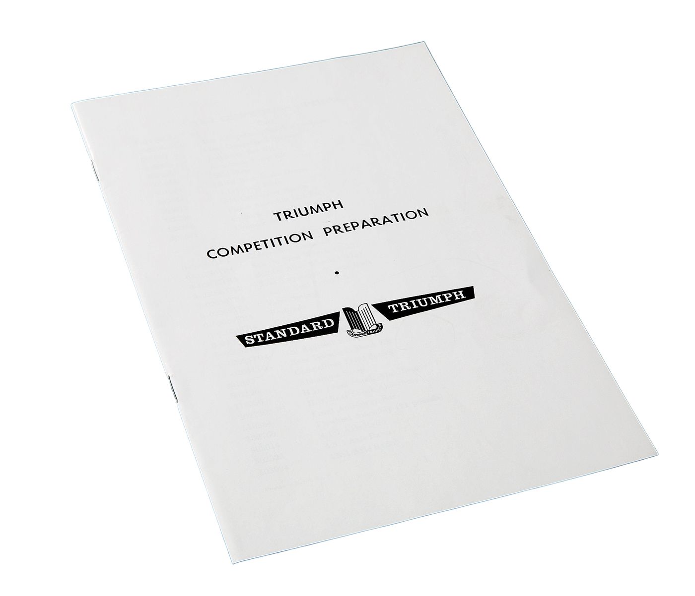 Competition Manual TR2 TR3A