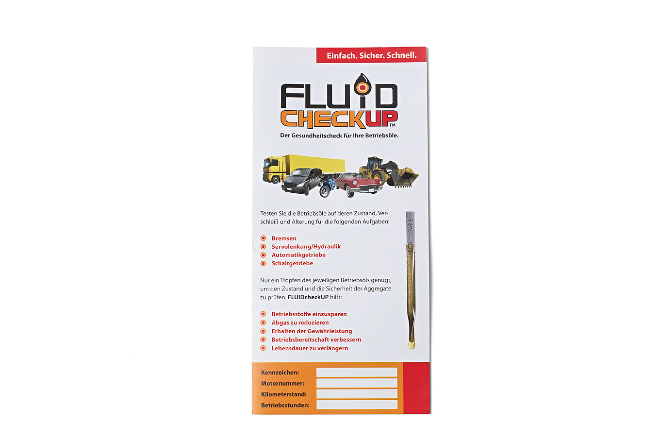 Fluid Check-Up™ Fluid Analayser