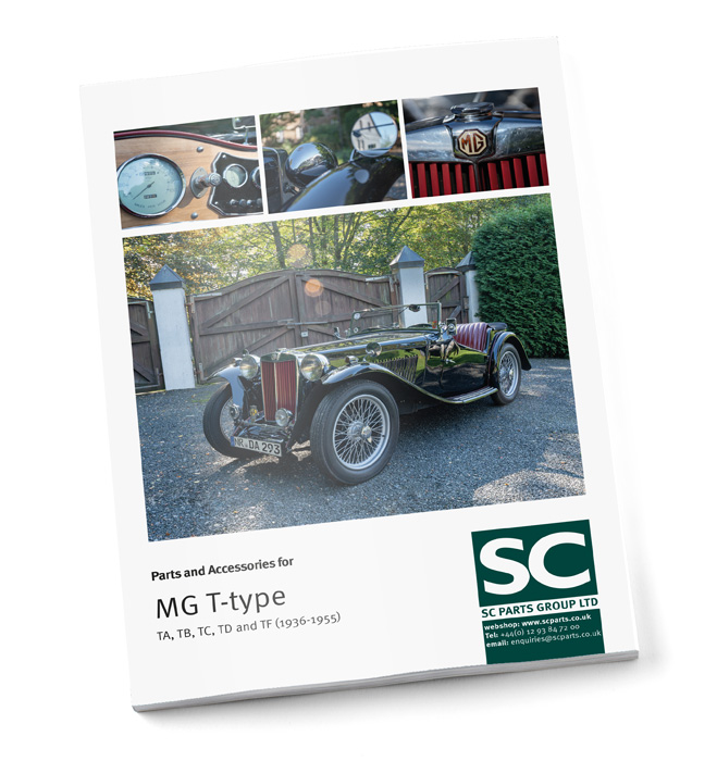 SC Parts Catálogo de peças MG T-type