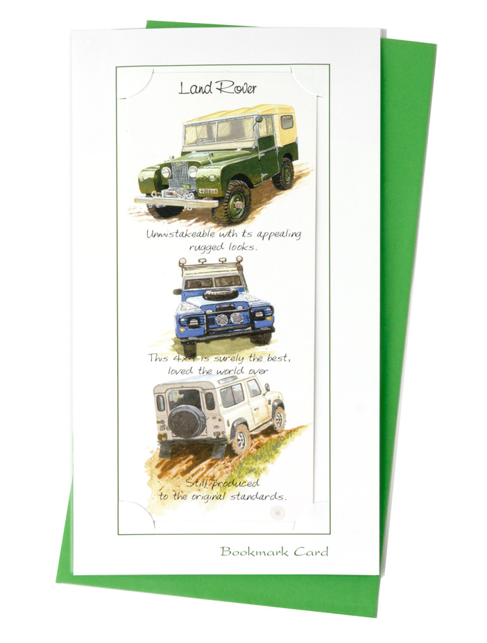 Carte de salutations Land Rover