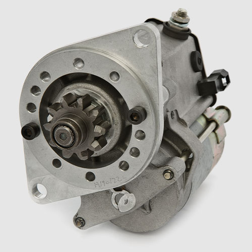 Alternator and starter motor